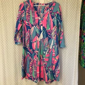 Lilly Pulitzer Cotton 3/4 Sleeve Dress